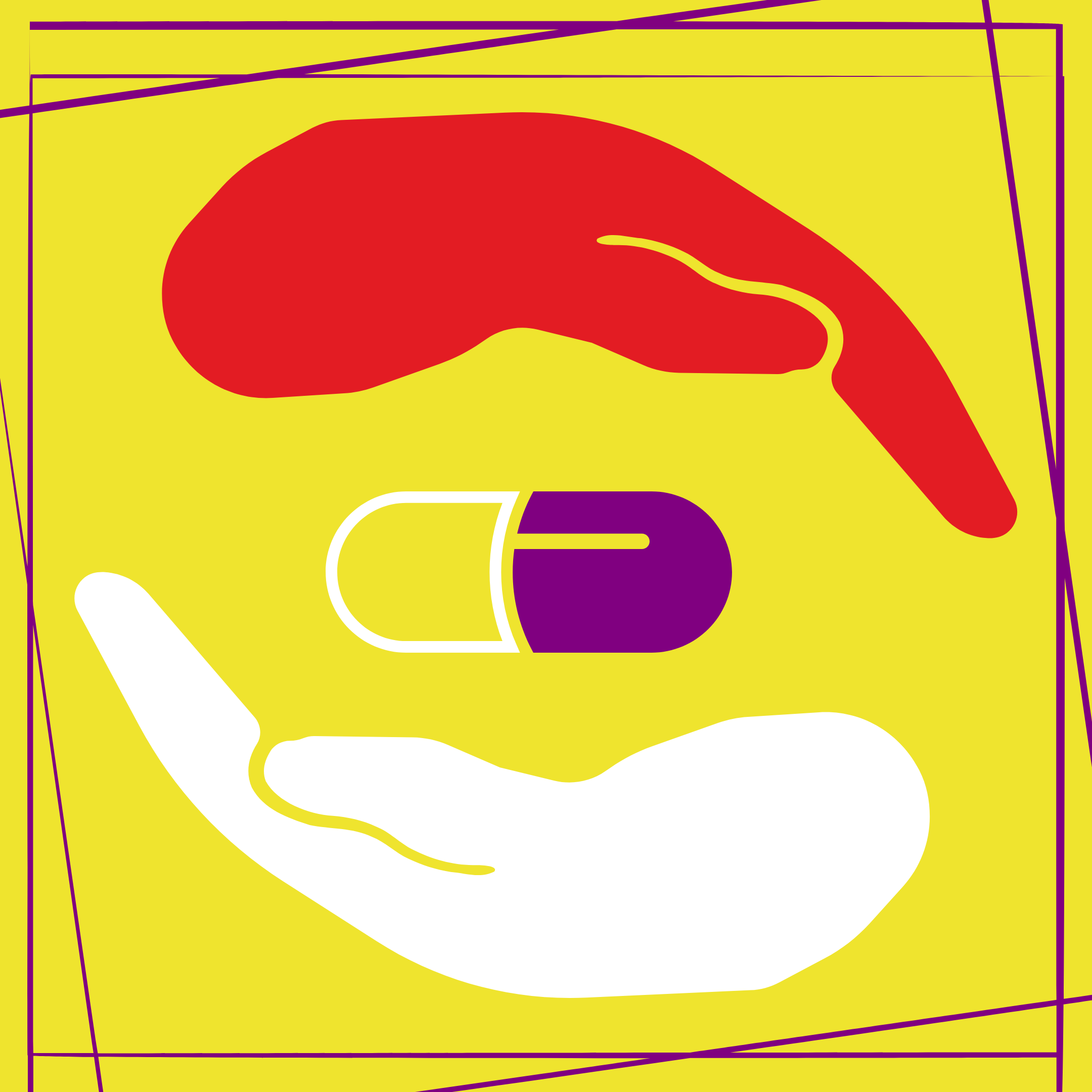 Hands cradling a pill.