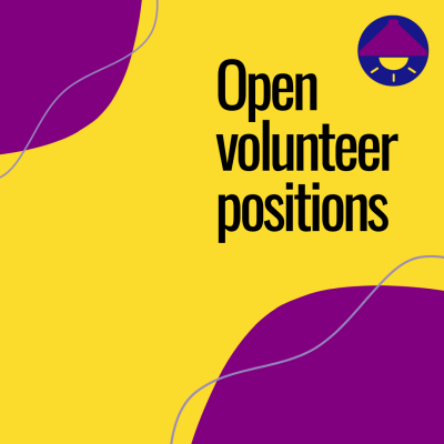 Check our open volunteer positions!
